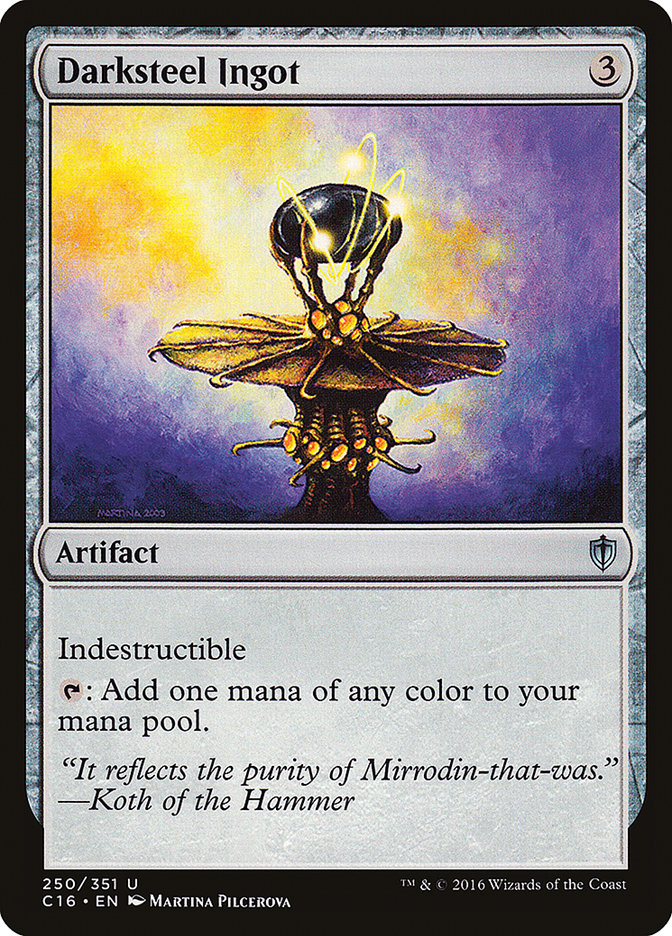 Darksteel Ingot [Commander 2016] | Game Haven TX