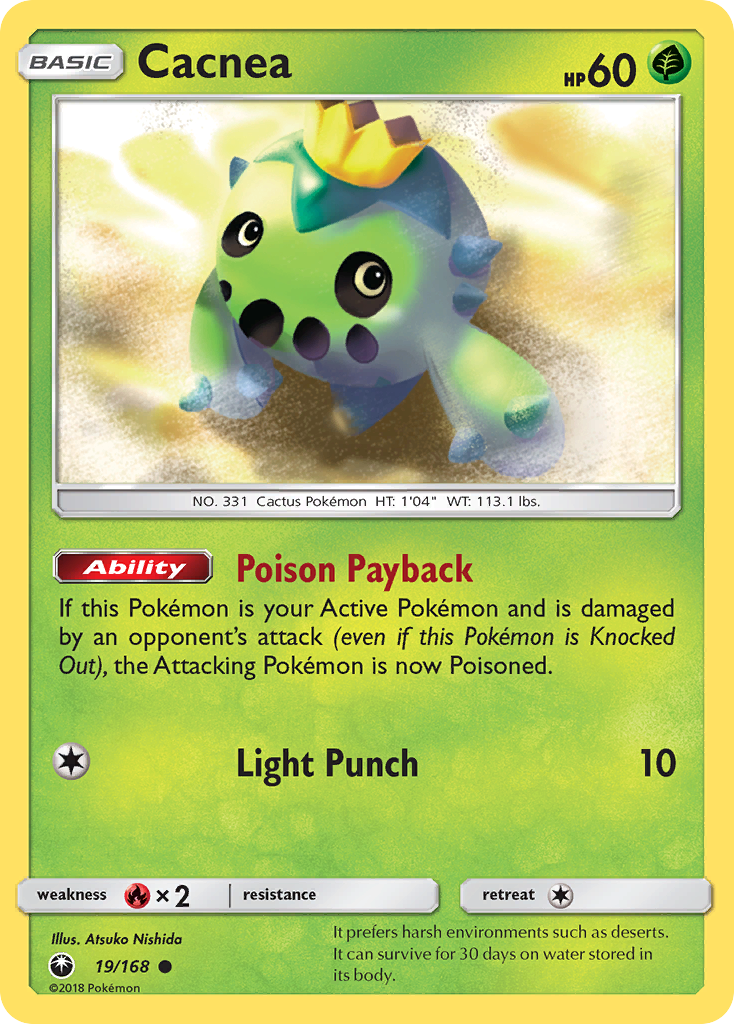 Cacnea (19/168) [Sun & Moon: Celestial Storm] | Game Haven TX