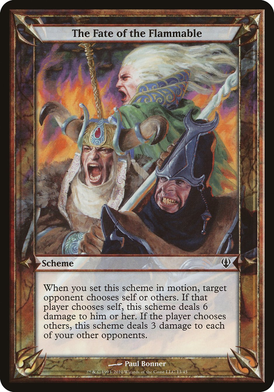 The Fate of the Flammable [Archenemy Schemes] | Game Haven TX