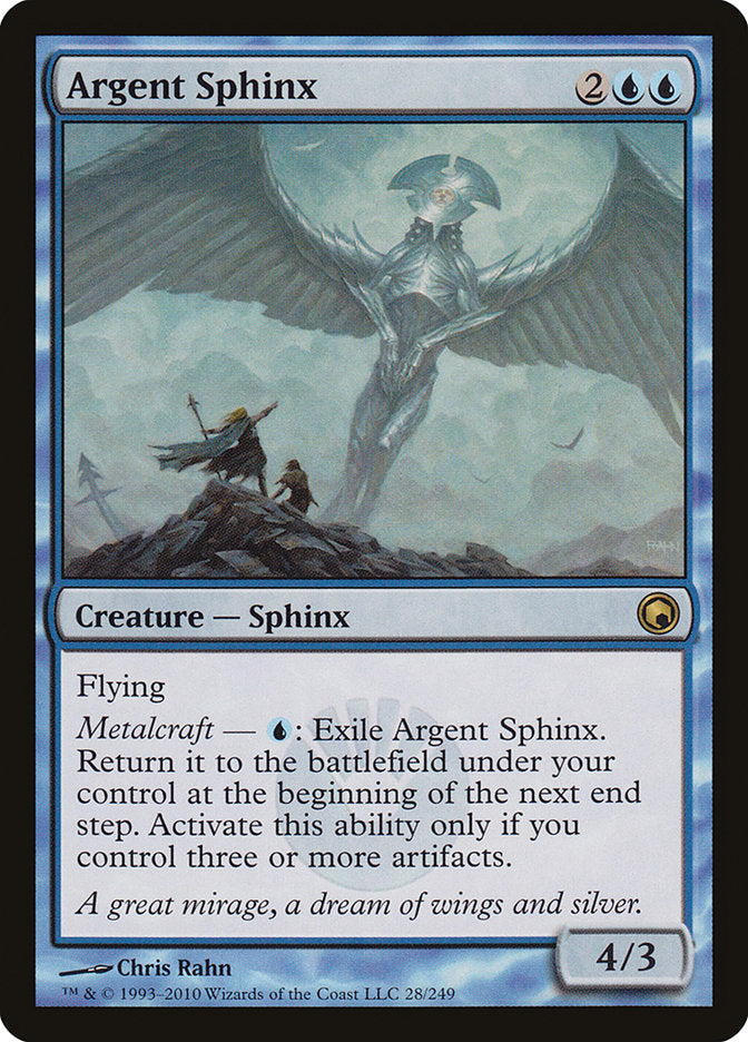 Argent Sphinx [Scars of Mirrodin] | Game Haven TX