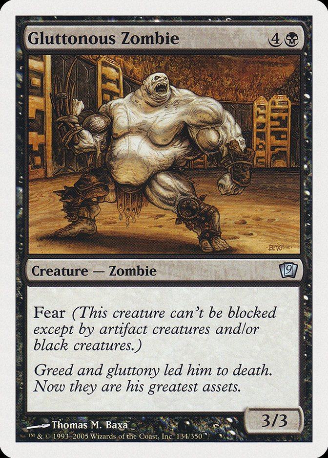 Gluttonous Zombie [Ninth Edition] | Game Haven TX
