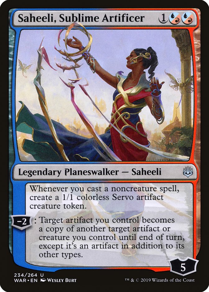 Saheeli, Sublime Artificer [War of the Spark] | Game Haven TX