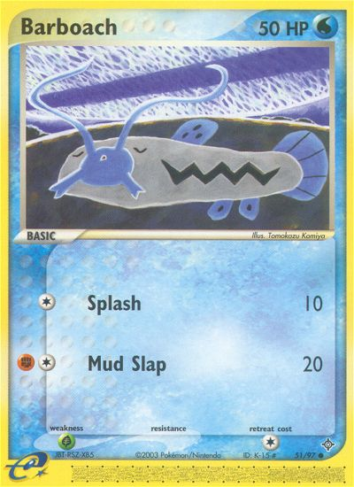 Barboach (51/97) [EX: Dragon] | Game Haven TX