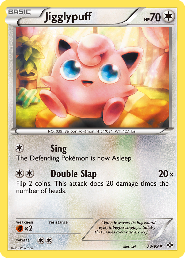 Jigglypuff (78/99) [Black & White: Next Destinies] | Game Haven TX