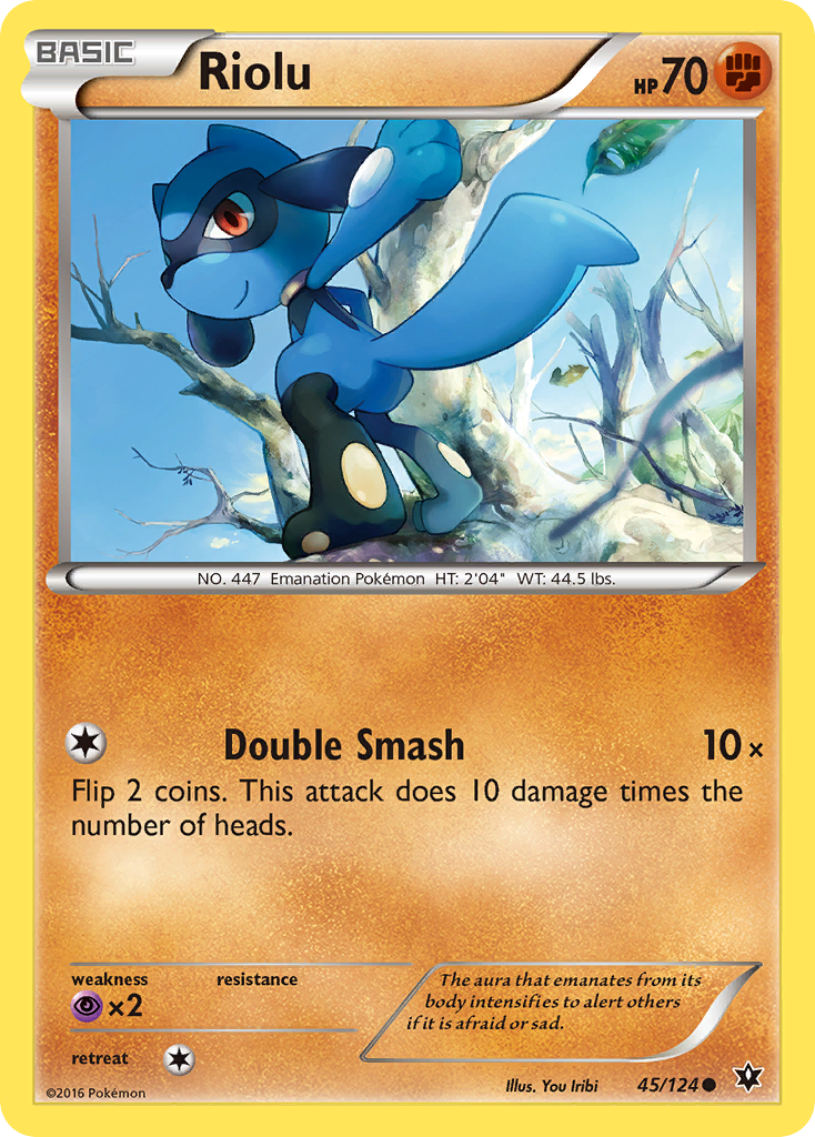 Riolu (45/124) [XY: Fates Collide] | Game Haven TX