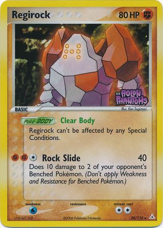 Regirock (28/110) (Stamped) [EX: Holon Phantoms] | Game Haven TX
