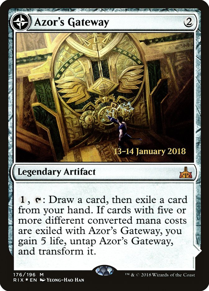 Azor's Gateway // Sanctum of the Sun [Rivals of Ixalan Promos] | Game Haven TX