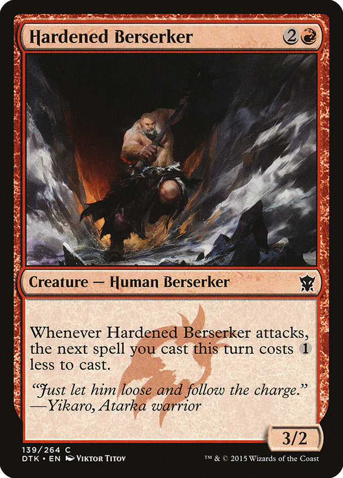 Hardened Berserker [Dragons of Tarkir] | Game Haven TX