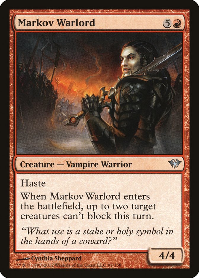 Markov Warlord [Dark Ascension] | Game Haven TX