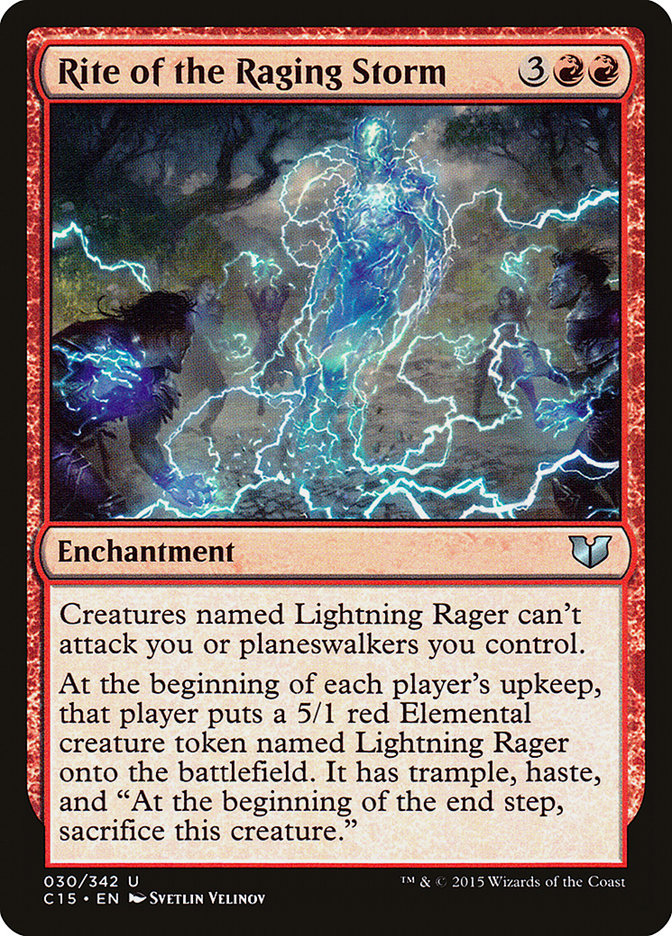 Rite of the Raging Storm [Commander 2015] | Game Haven TX