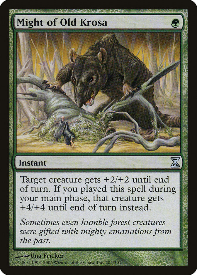 Might of Old Krosa [Time Spiral] | Game Haven TX
