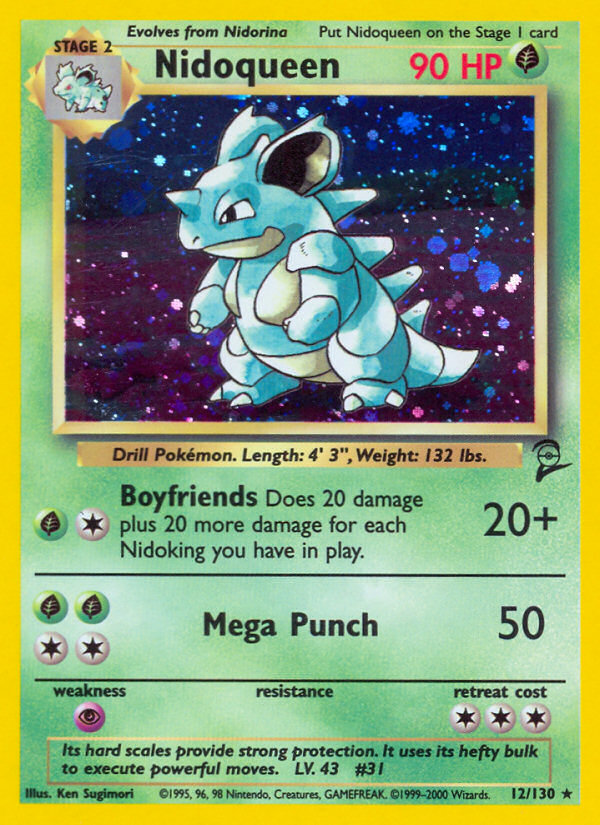 Nidoqueen (12/130) [Base Set 2] | Game Haven TX