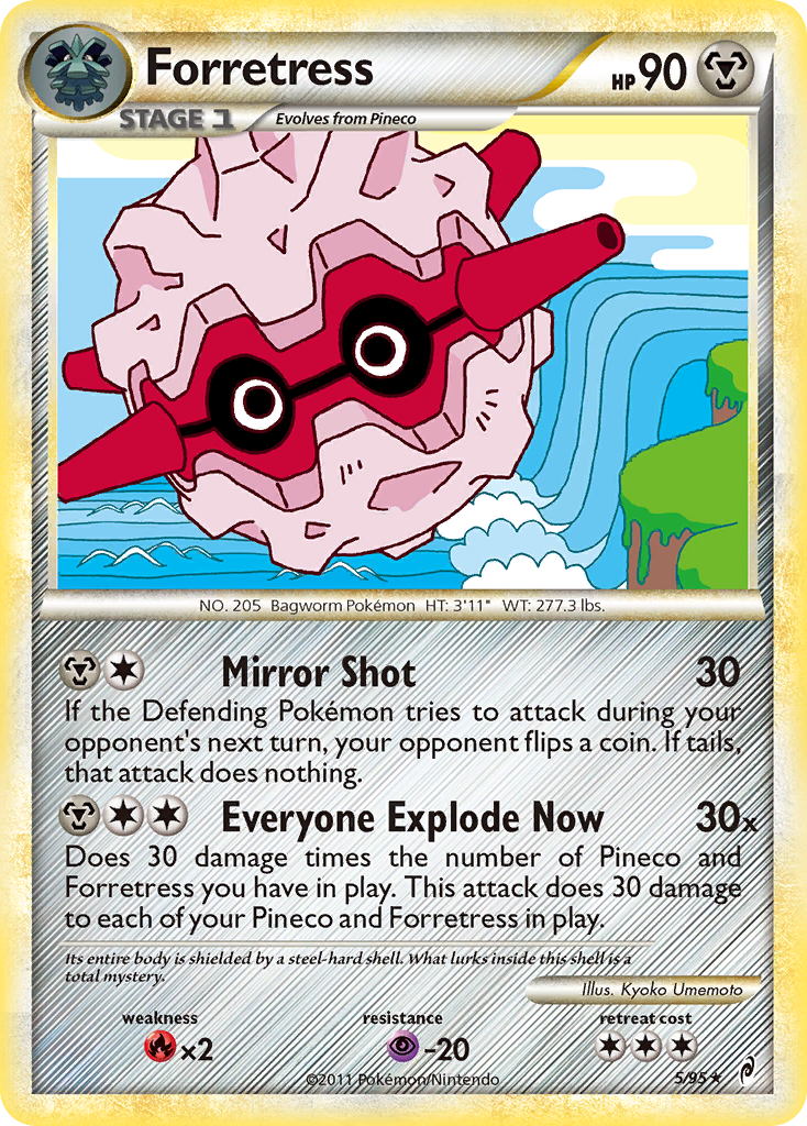 Forretress (5/95) [HeartGold & SoulSilver: Call of Legends] | Game Haven TX