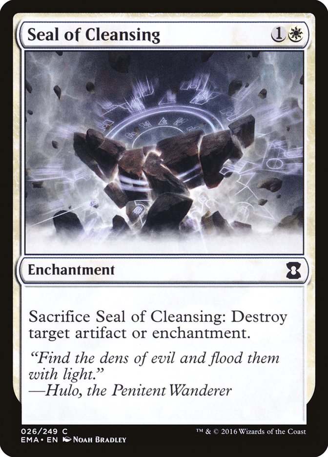 Seal of Cleansing [Eternal Masters] | Game Haven TX