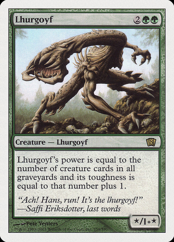 Lhurgoyf [Eighth Edition] | Game Haven TX
