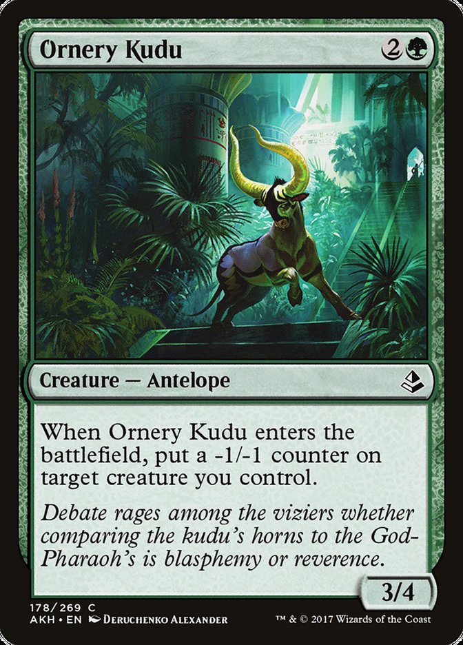Ornery Kudu [Amonkhet] | Game Haven TX