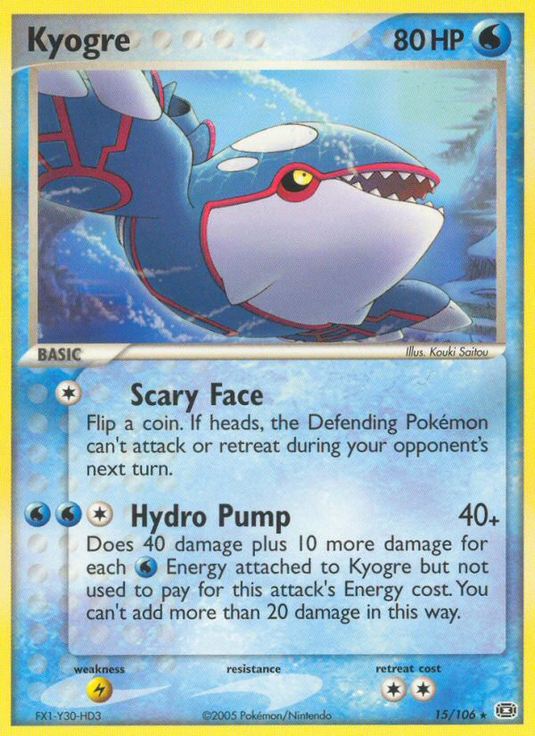 Kyogre (15/106) [EX: Emerald] | Game Haven TX