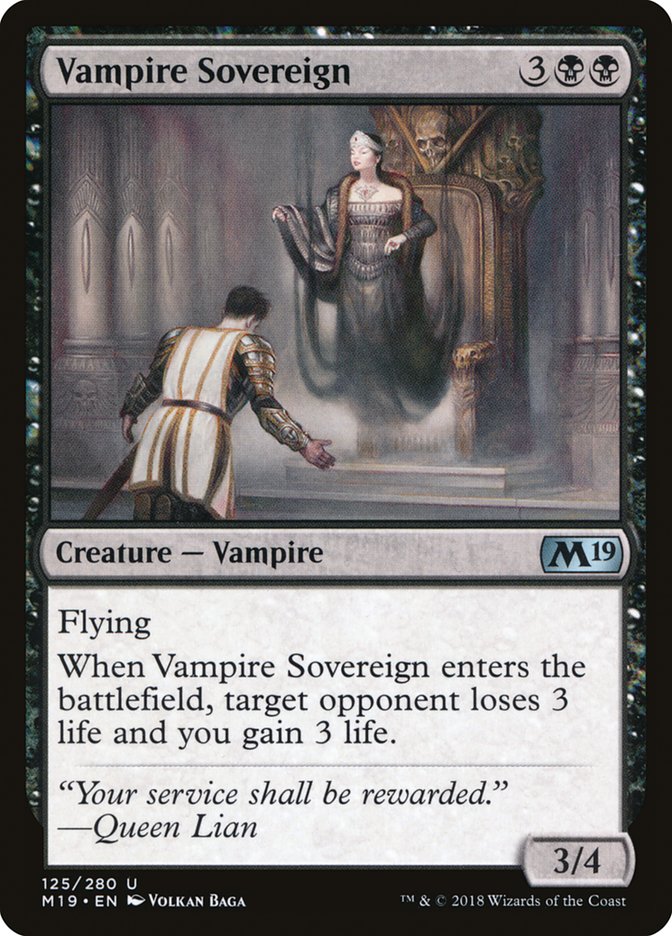 Vampire Sovereign [Core Set 2019] | Game Haven TX