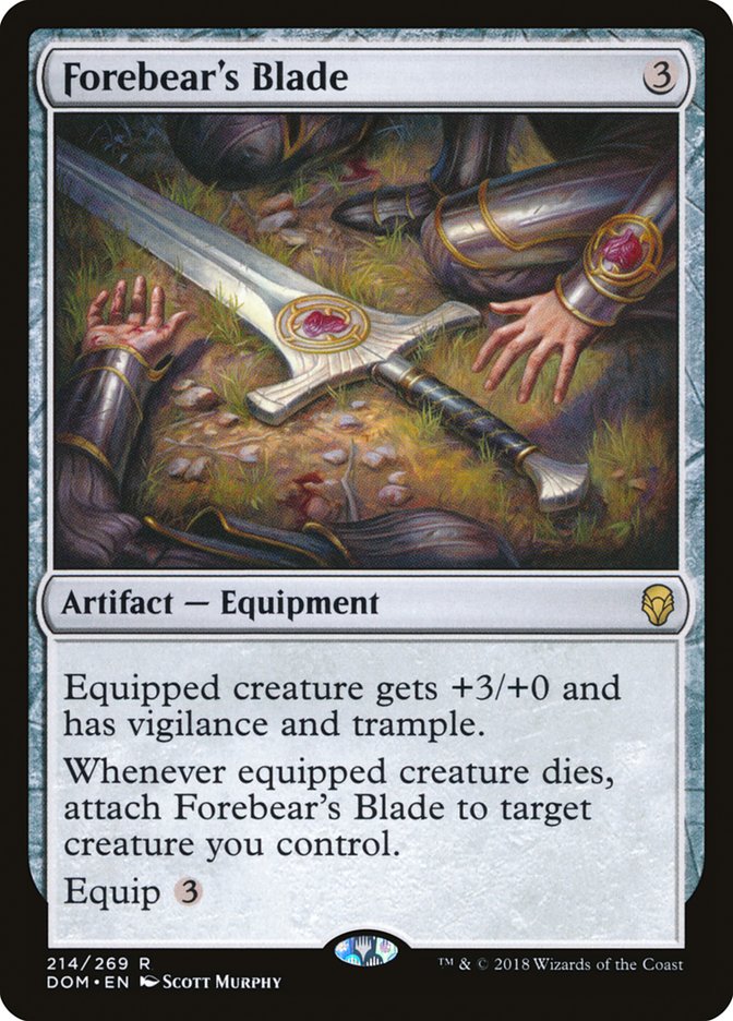 Forebear's Blade [Dominaria] | Game Haven TX