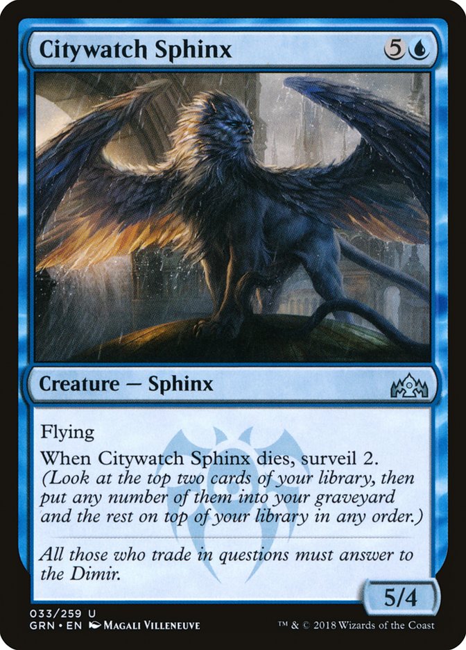 Citywatch Sphinx [Guilds of Ravnica] | Game Haven TX