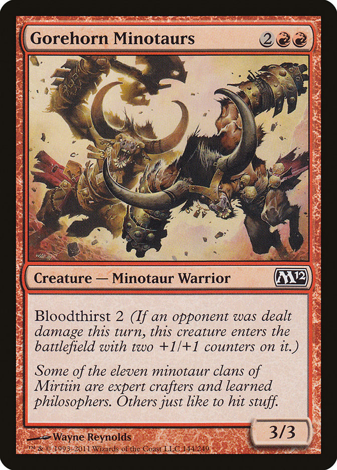 Gorehorn Minotaurs [Magic 2012] | Game Haven TX