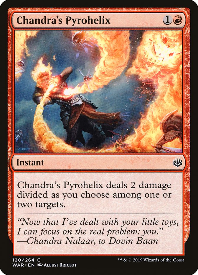 Chandra's Pyrohelix [War of the Spark] | Game Haven TX