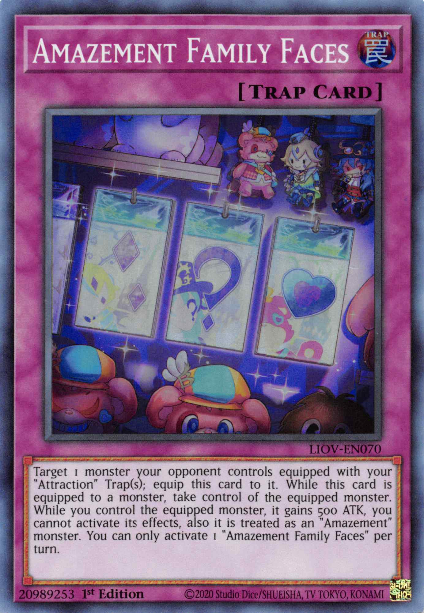 Amazement Family Faces [LIOV-EN070] Super Rare | Game Haven TX