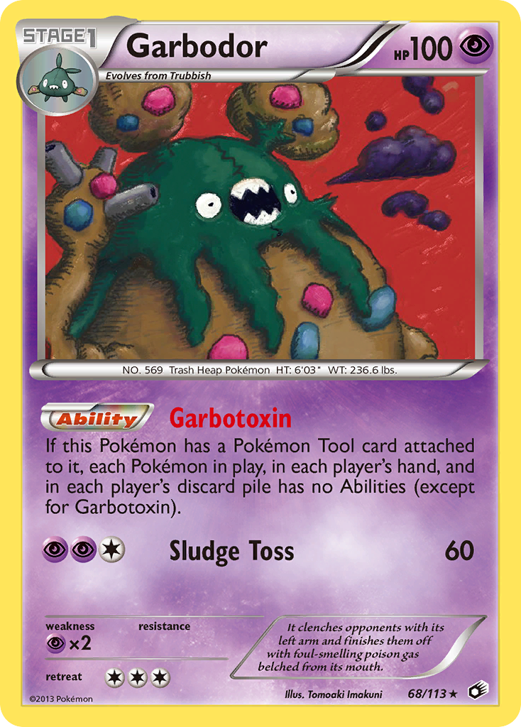 Garbodor (68/113) [Black & White: Legendary Treasures] | Game Haven TX