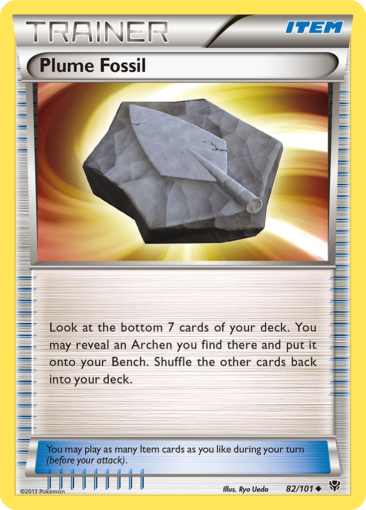 Plume Fossil (82/101) [Black & White: Plasma Blast] | Game Haven TX