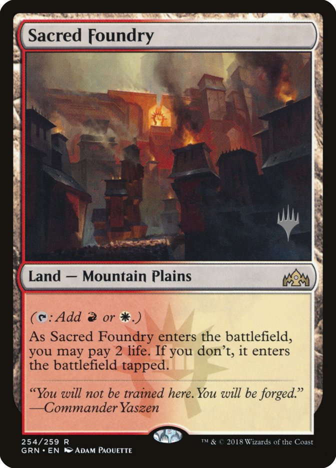 Sacred Foundry [Guilds of Ravnica Promos] | Game Haven TX