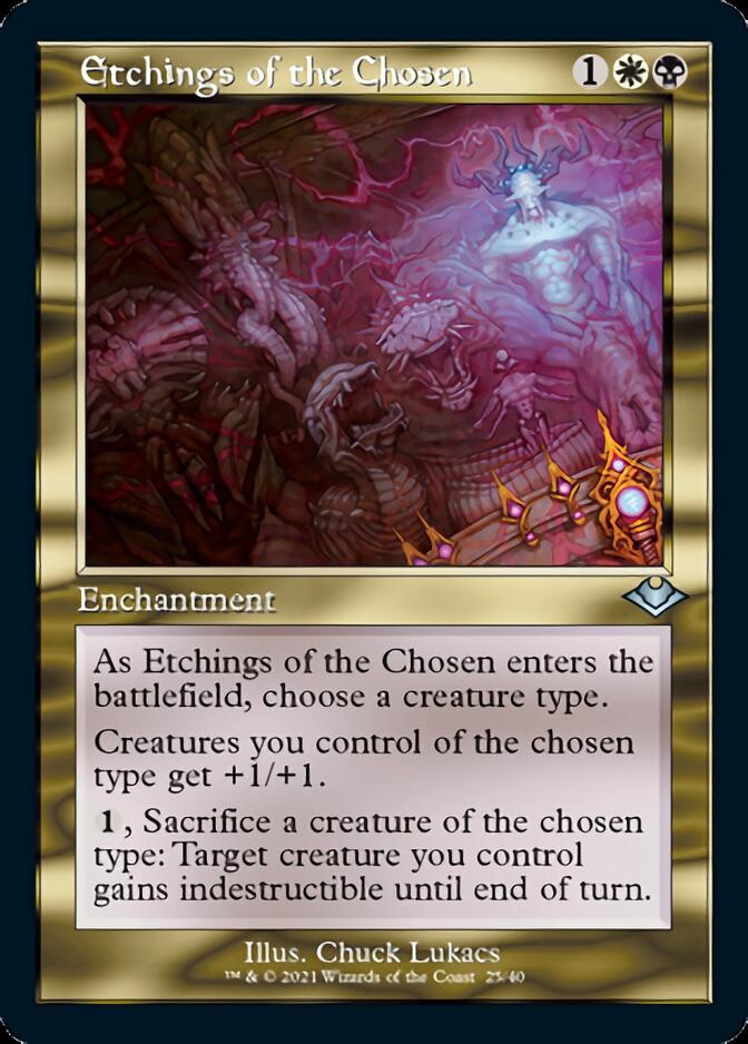 Etchings of the Chosen (Retro Etched Foil) [Modern Horizons 2] | Game Haven TX