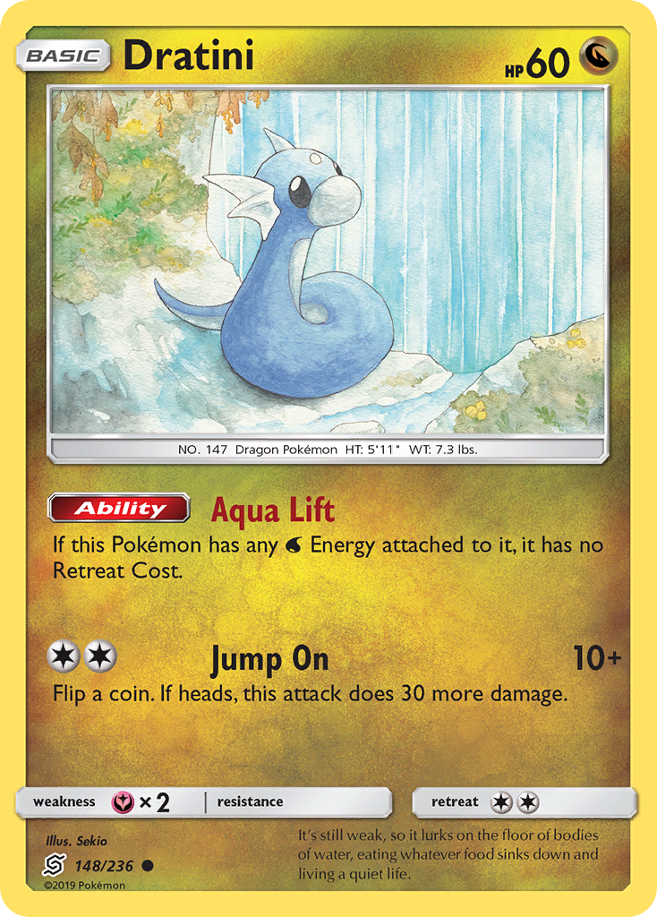 Dratini (148/236) [Sun & Moon: Unified Minds] | Game Haven TX