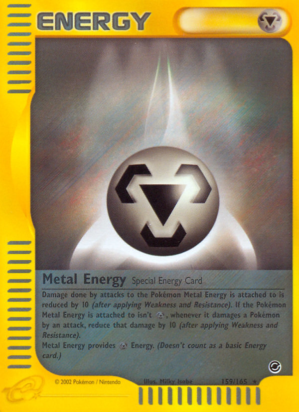 Metal Energy (159/165) [Expedition: Base Set] | Game Haven TX