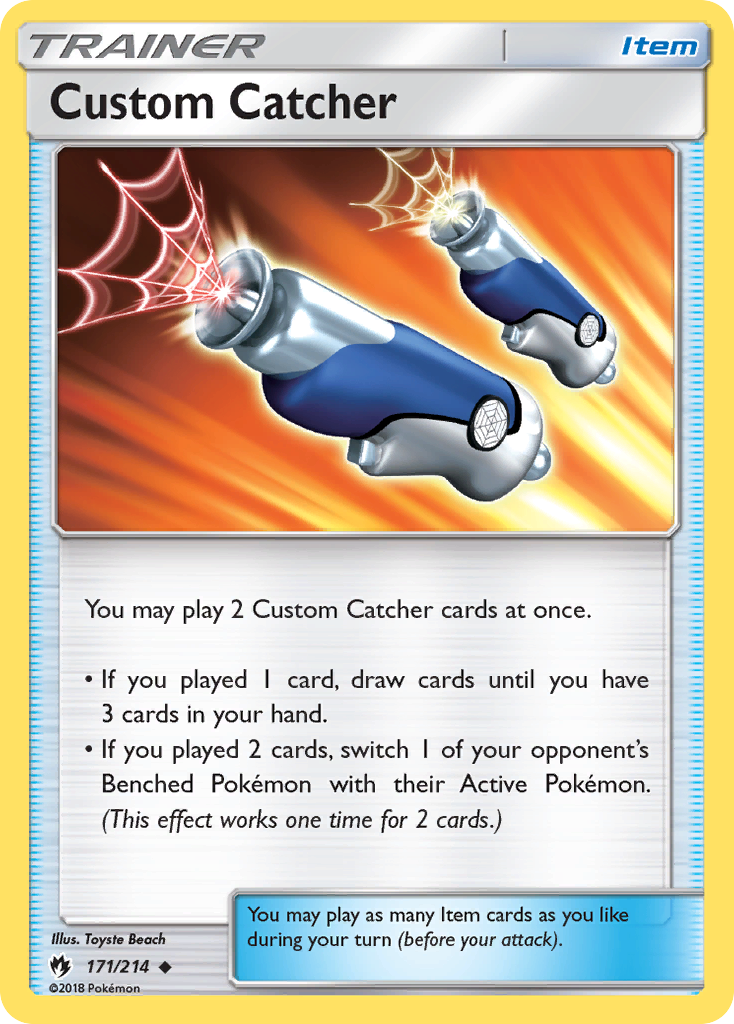 Custom Catcher (171/214) [Sun & Moon: Lost Thunder] | Game Haven TX