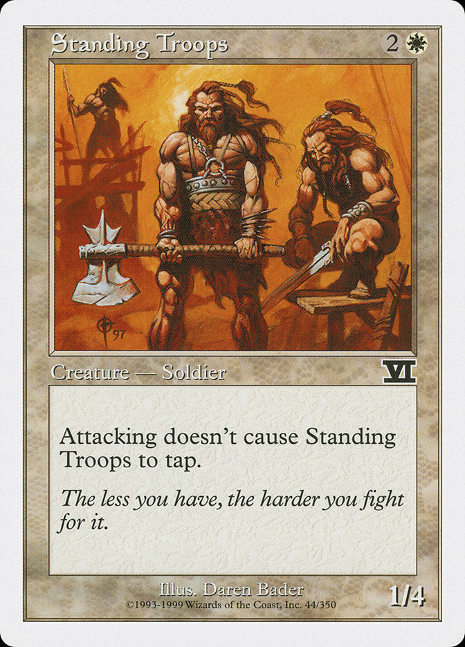 Standing Troops [Classic Sixth Edition] | Game Haven TX
