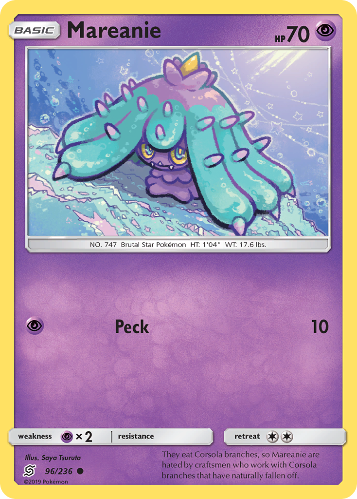 Mareanie (96/236) [Sun & Moon: Unified Minds] | Game Haven TX