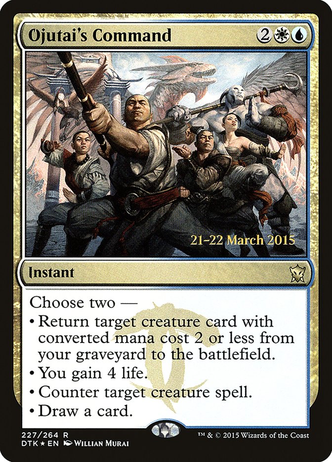 Ojutai's Command [Dragons of Tarkir Promos] | Game Haven TX