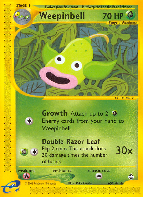 Weepinbell (65/147) [Aquapolis] | Game Haven TX