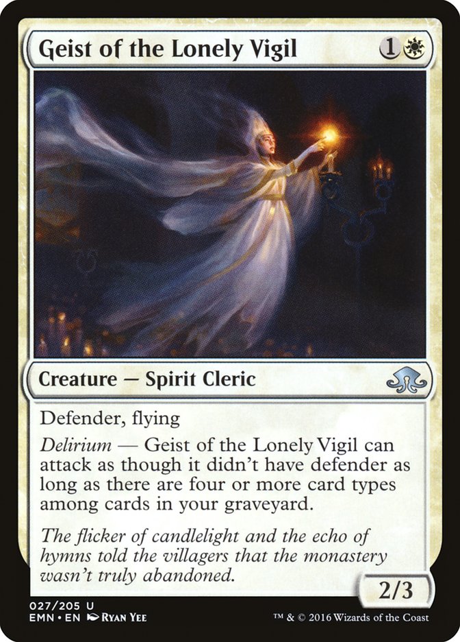 Geist of the Lonely Vigil [Eldritch Moon] | Game Haven TX