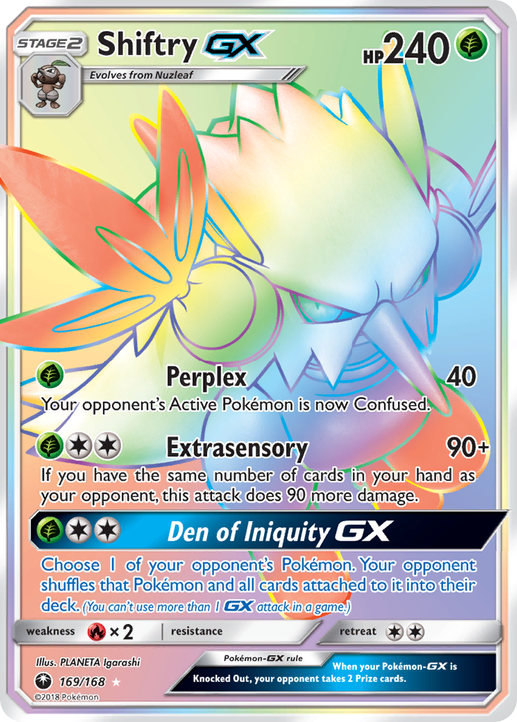 Shiftry GX (169/168) [Sun & Moon: Celestial Storm] | Game Haven TX