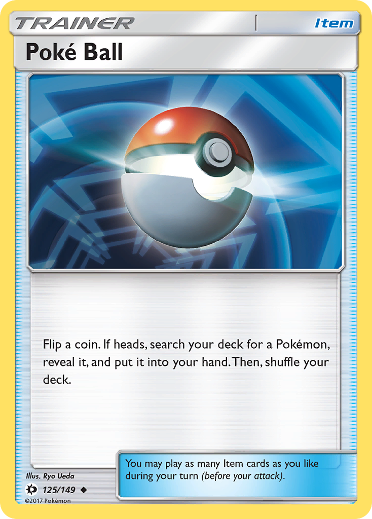 Poke Ball (125/149) [Sun & Moon: Base Set] | Game Haven TX