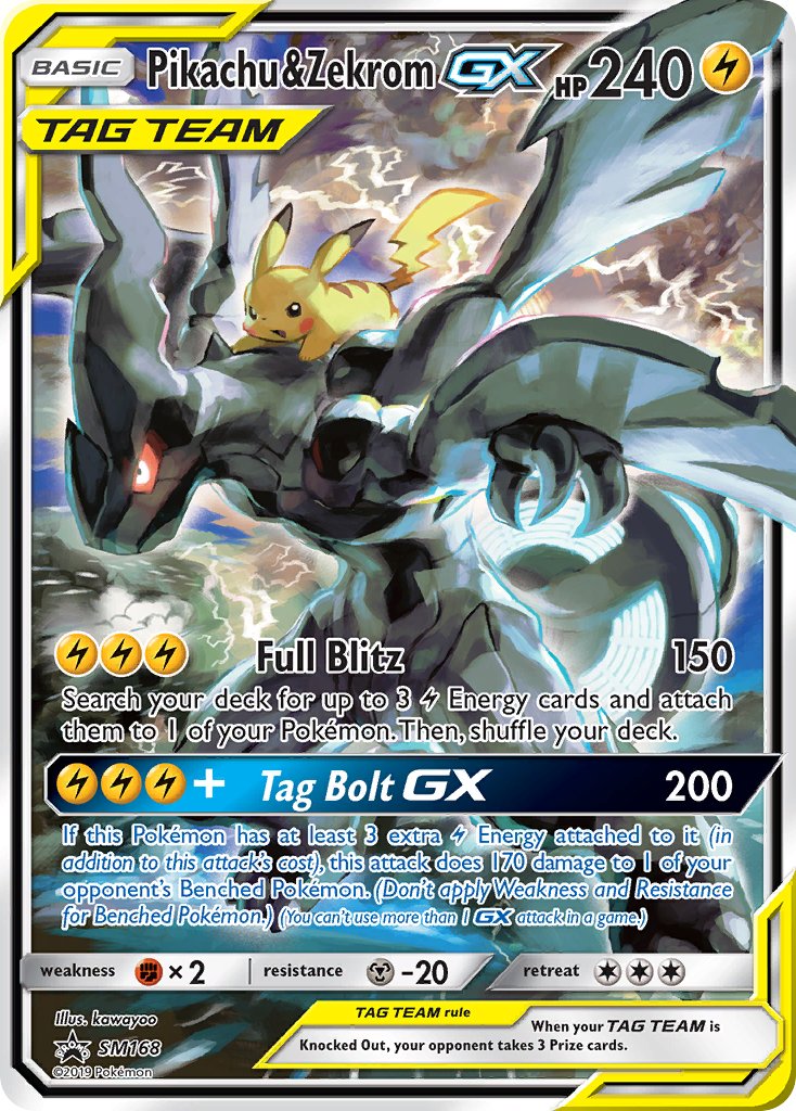 Pikachu & Zekrom GX (SM168) [Sun & Moon: Black Star Promos] | Game Haven TX