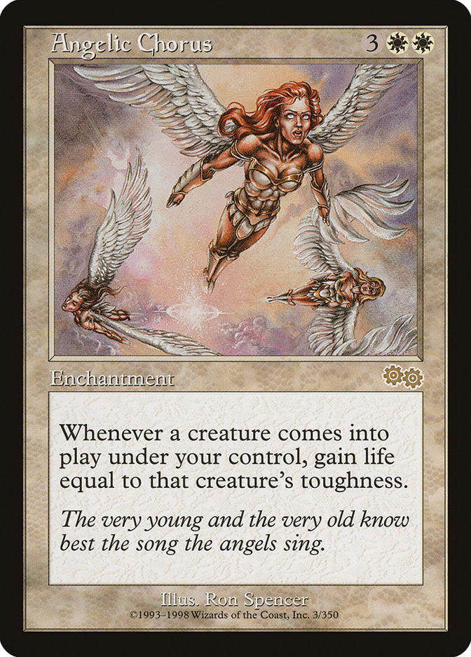 Angelic Chorus [Urza's Saga] | Game Haven TX