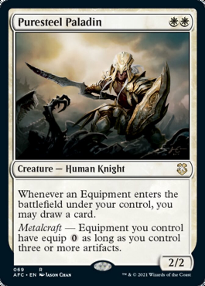 Puresteel Paladin [Dungeons & Dragons: Adventures in the Forgotten Realms Commander] | Game Haven TX