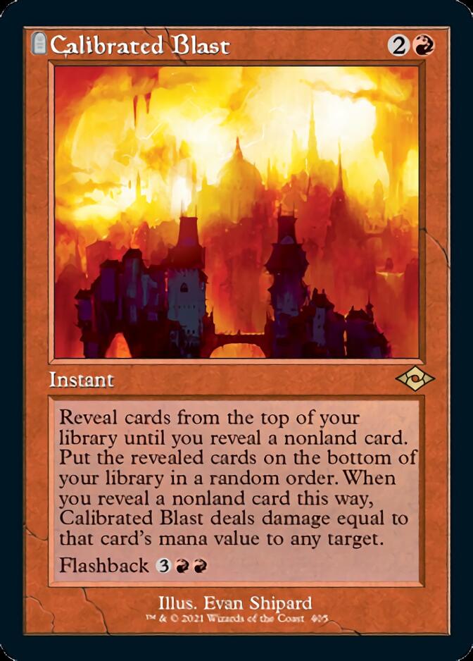 Calibrated Blast (Retro) [Modern Horizons 2] | Game Haven TX