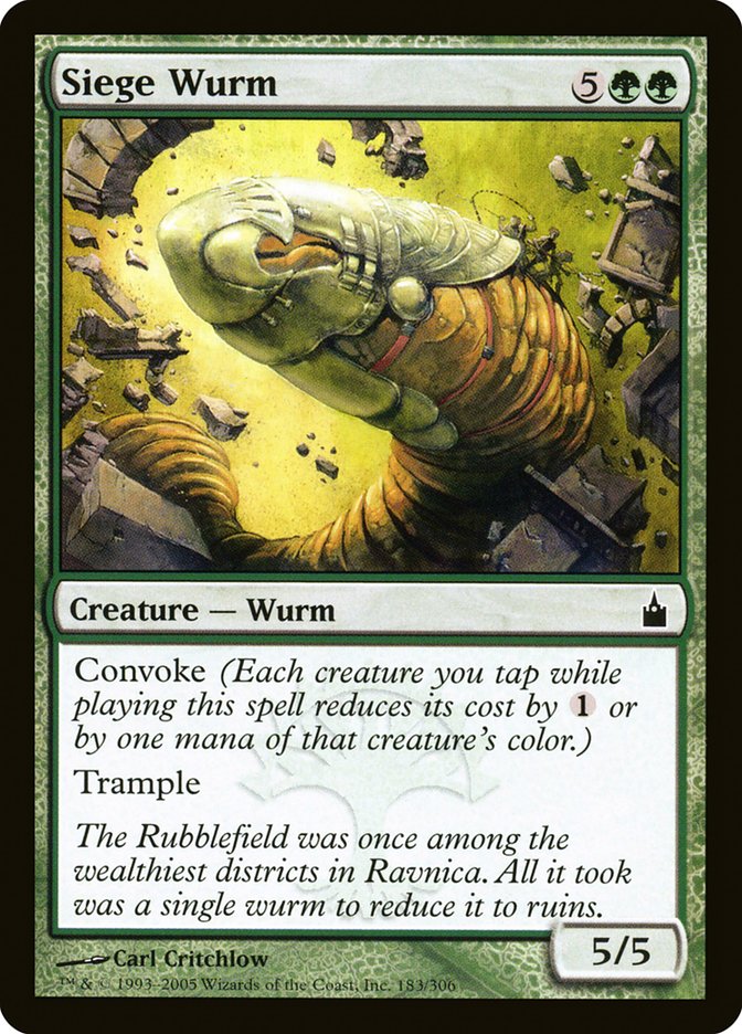 Siege Wurm [Ravnica: City of Guilds] | Game Haven TX