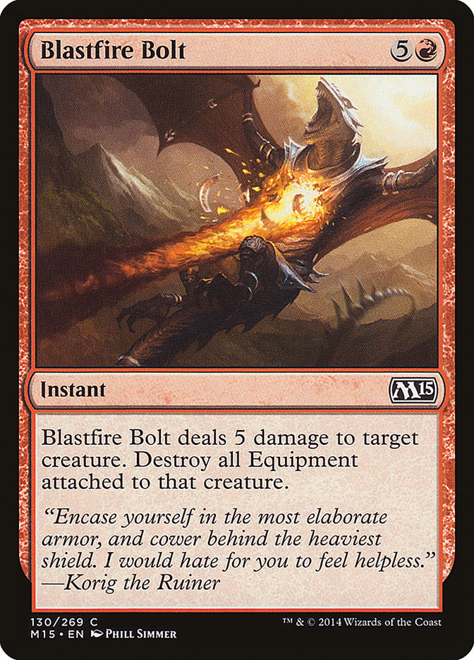 Blastfire Bolt [Magic 2015] | Game Haven TX