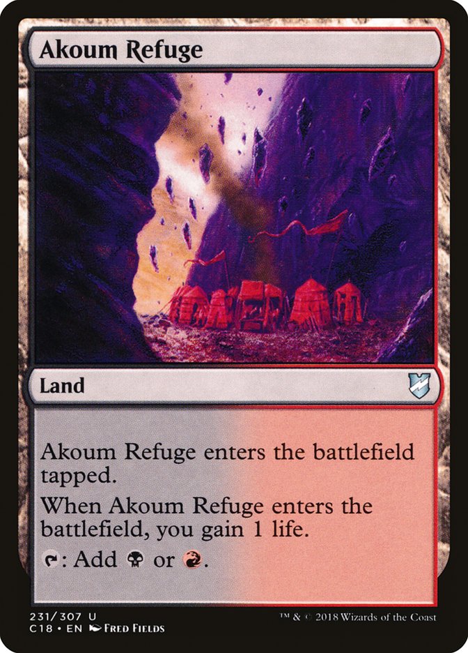 Akoum Refuge [Commander 2018] | Game Haven TX