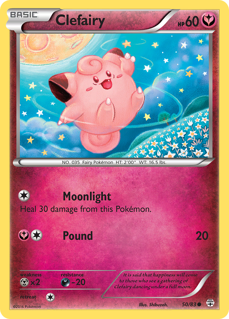 Clefairy (50/83) [XY: Generations] | Game Haven TX