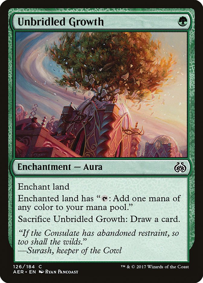 Unbridled Growth [Aether Revolt] | Game Haven TX